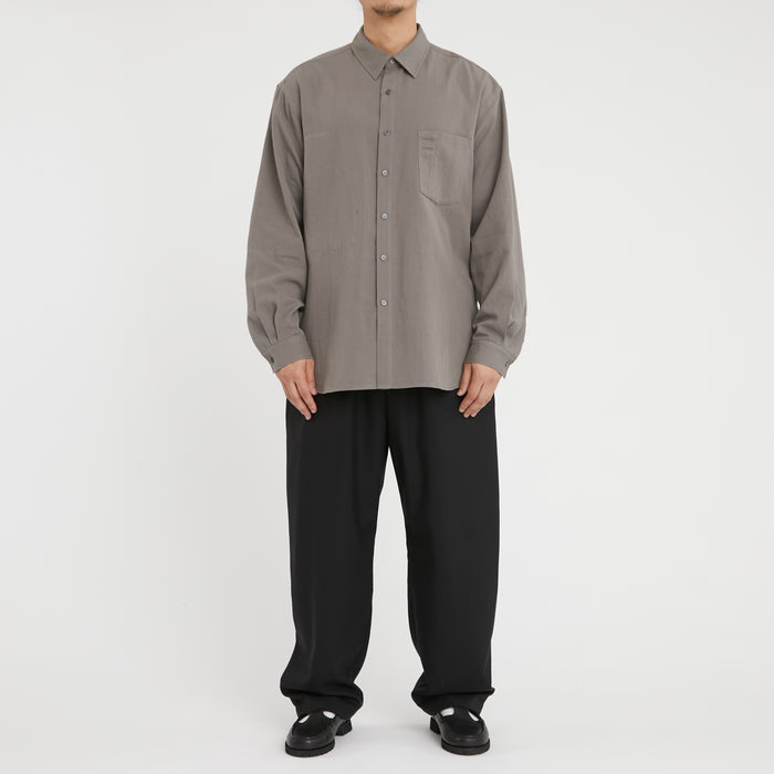 Scribe Shirt - Grey Cotton / Hemp