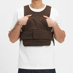 BP Vest - Brown Quilted Recycled Nylon WR