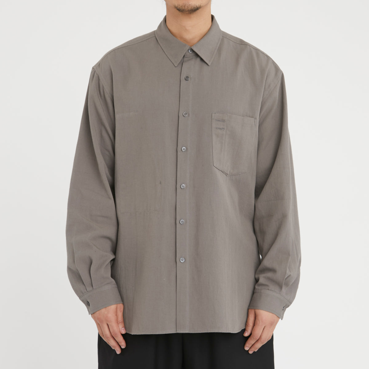 Scribe Shirt - Grey Cotton / Hemp