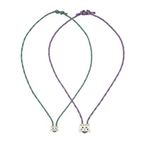 Large Hex Sterling Silver Necklace