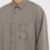 Scribe Shirt - Grey Cotton / Hemp