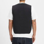 Reversible Ada Vest - Black & Brown Recycled Nylon WR