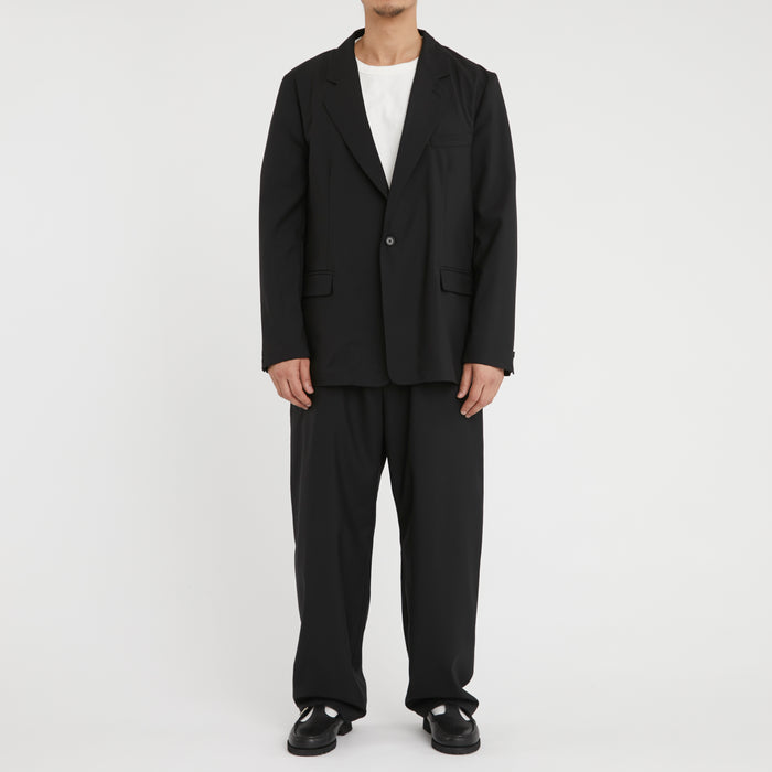 Julian Blazer - Black Tropical Wool
