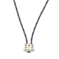 Large Hex Sterling Silver Necklace