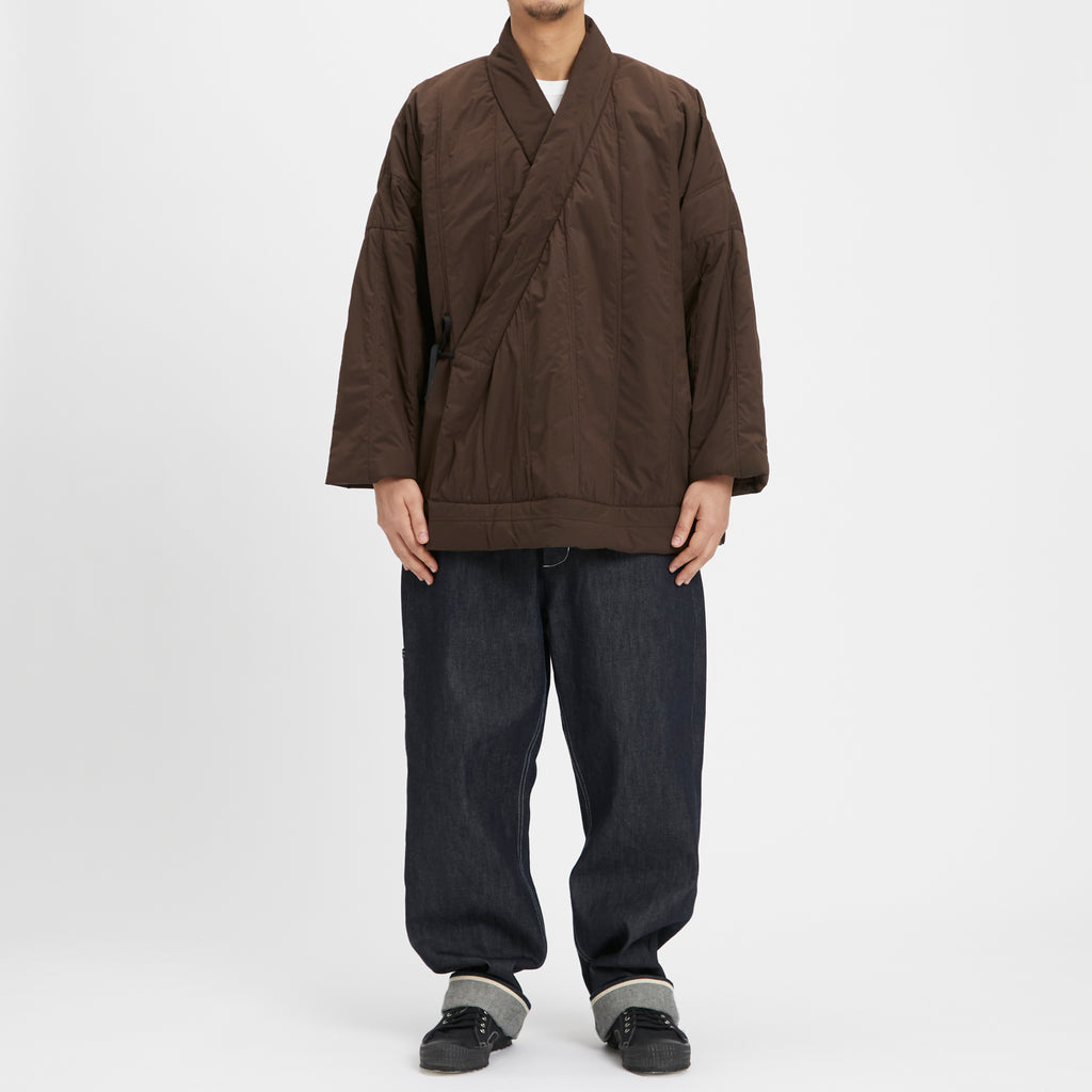 Big Folk Robe - Brown Quilted Recycled Nylon WR