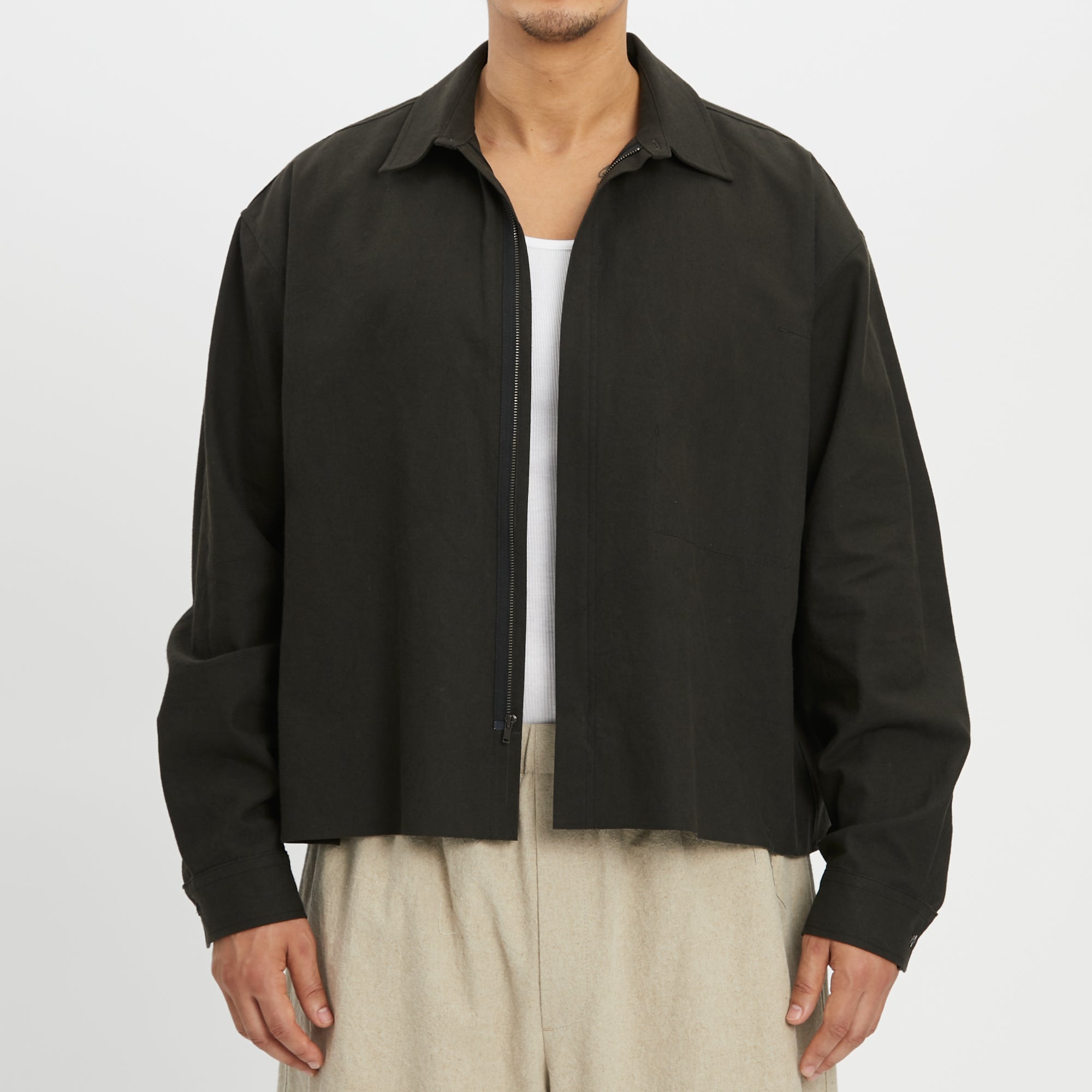 Mechanic Shirt/Jacket - Antique Black Linen / Cotton – s.k. manor hill