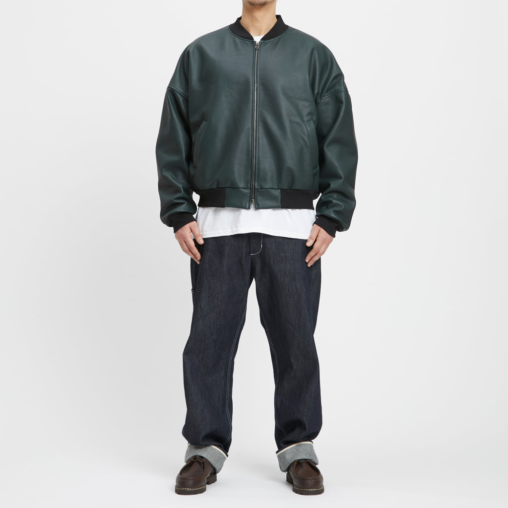 Napa Jacket - Dark Green Leather