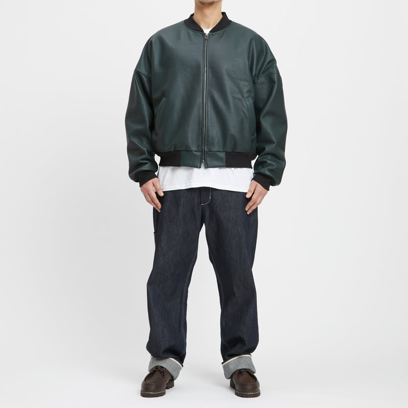 Napa Jacket - Dark Green Leather