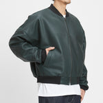 Napa Jacket - Dark Green Leather