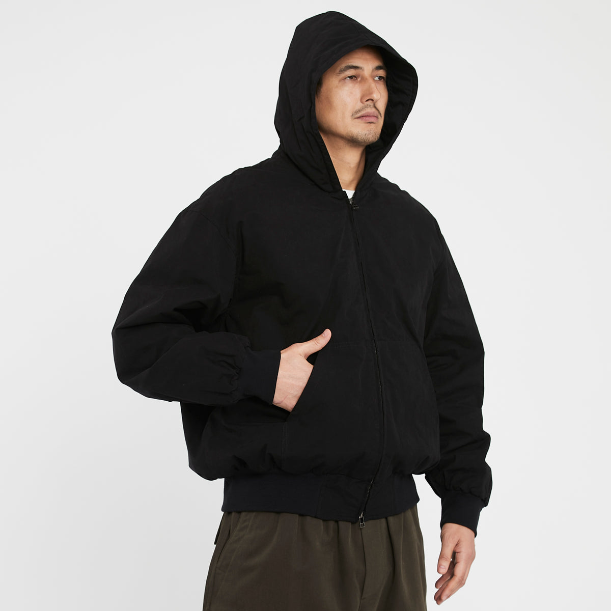 Slog Jacket - Black Cotton/Nylon WR