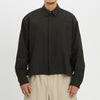 Mechanic Shirt/Jacket - Antique Black Linen / Cotton