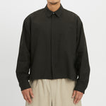 Mechanic Shirt/Jacket - Antique Black Linen / Cotton