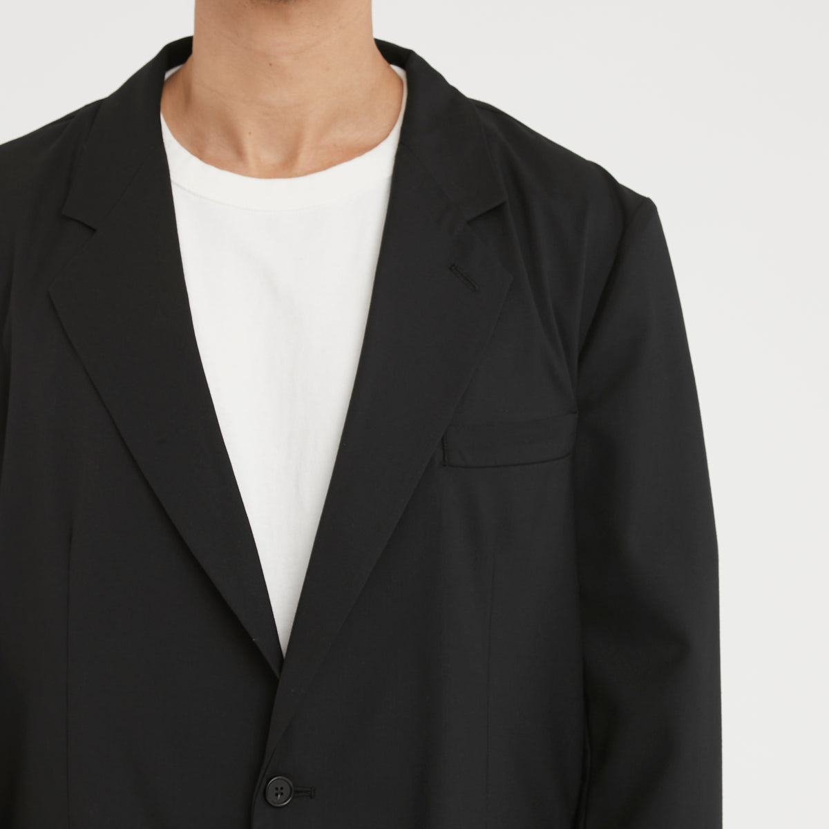 Julian Blazer - Black Tropical Wool
