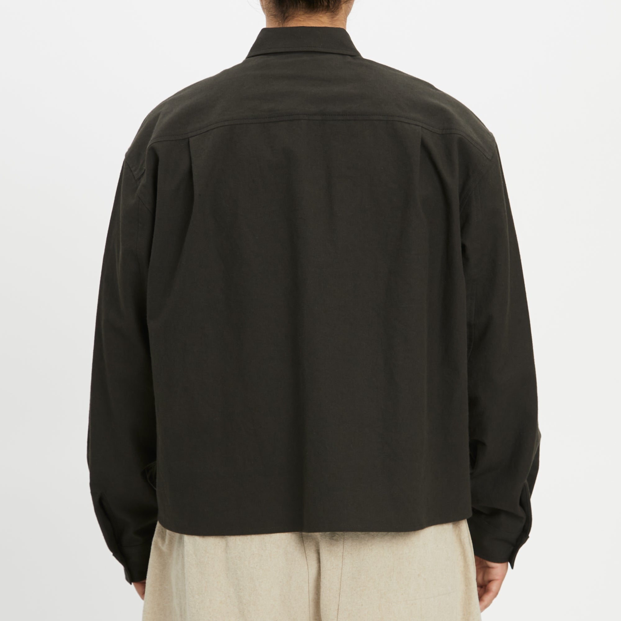 Mechanic Shirt/Jacket - Antique Black Linen / Cotton – s.k. manor hill