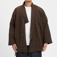 Big Folk Robe - Brown Quilted Recycled Nylon WR