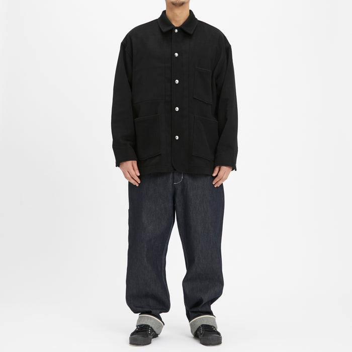 Barn Coat – Black Wool