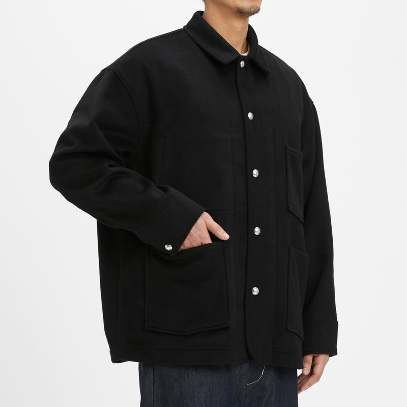 Barn Coat – Black Wool