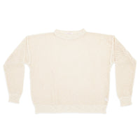 Open Knit Sweater - Natural Linen / Cotton