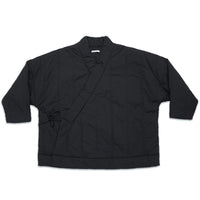 Big Folk Robe - Black Quilted Recycled Nylon WR