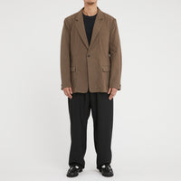 Julian Blazer - Brown Linen / Cotton