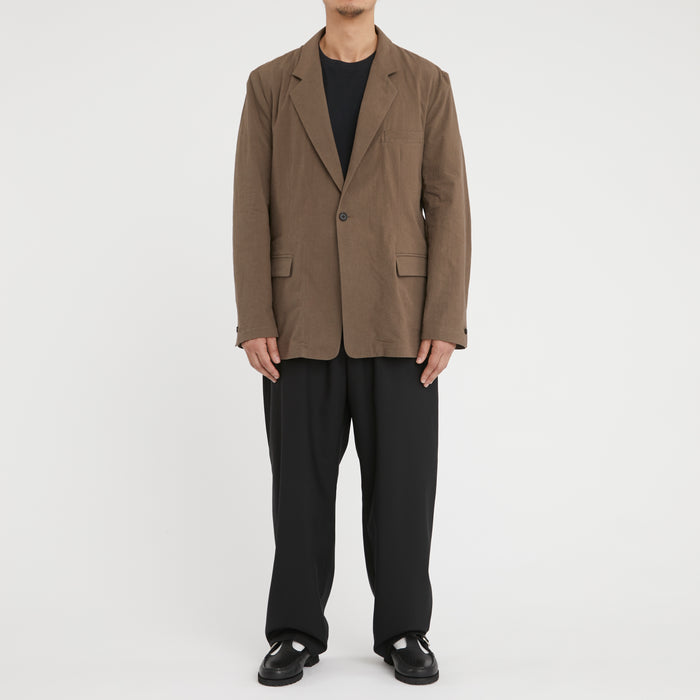Julian Blazer - Brown Linen / Cotton