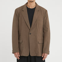 Julian Blazer - Brown Linen / Cotton