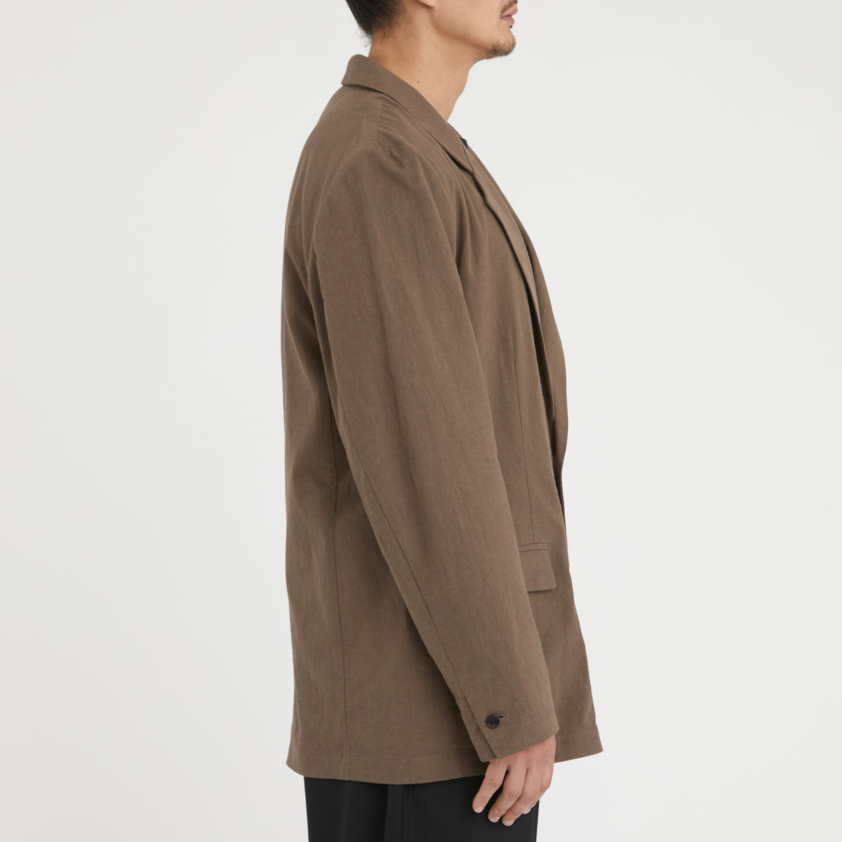 Julian Blazer - Brown Linen / Cotton