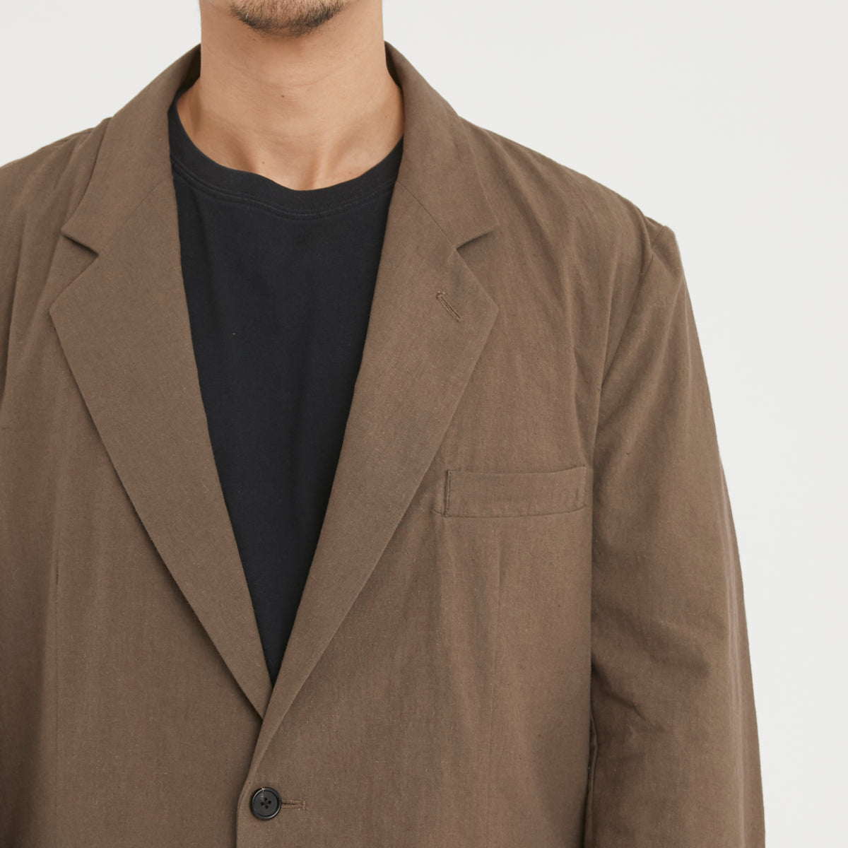 Julian Blazer - Brown Linen / Cotton