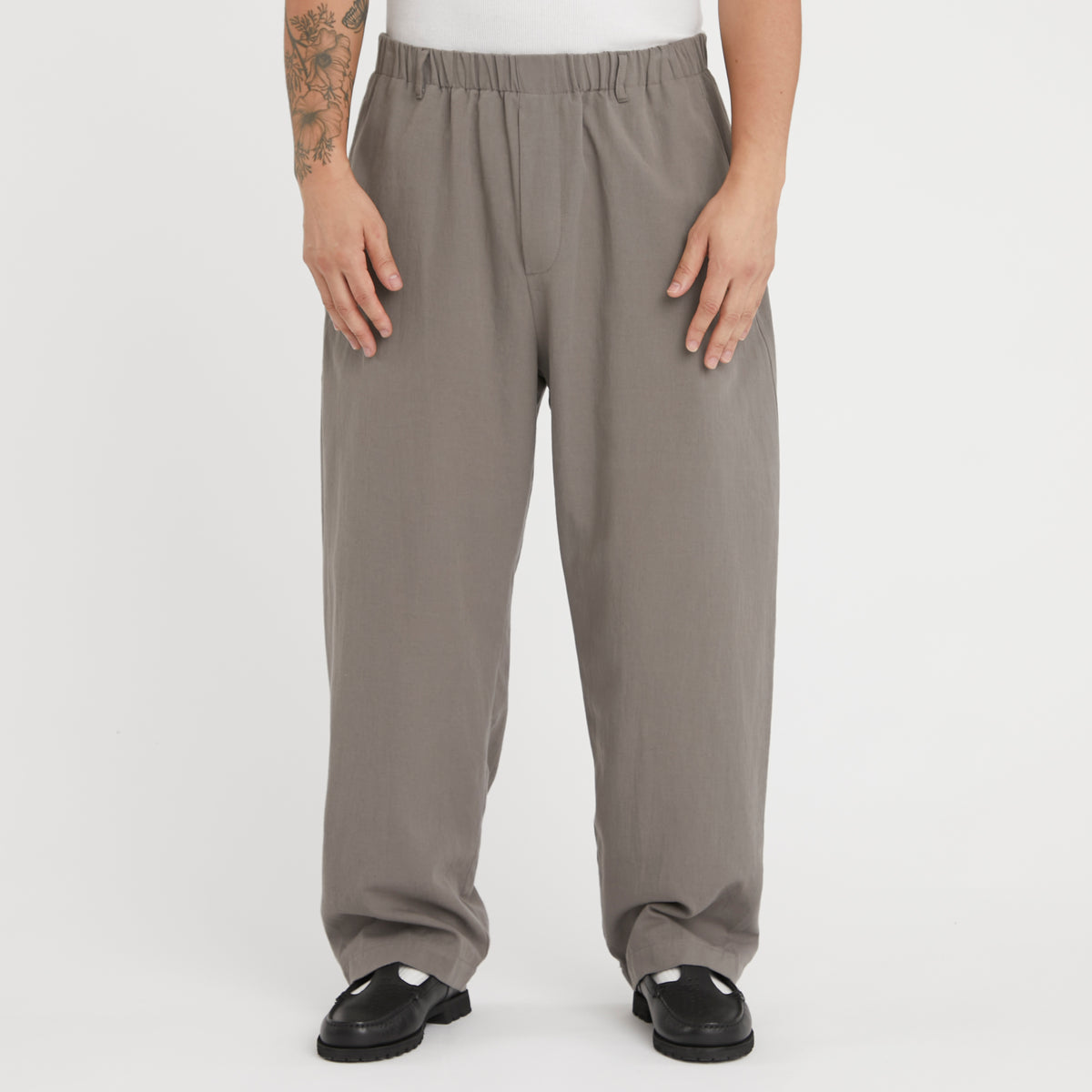 Tilt Pant - Grey Cotton / Hemp