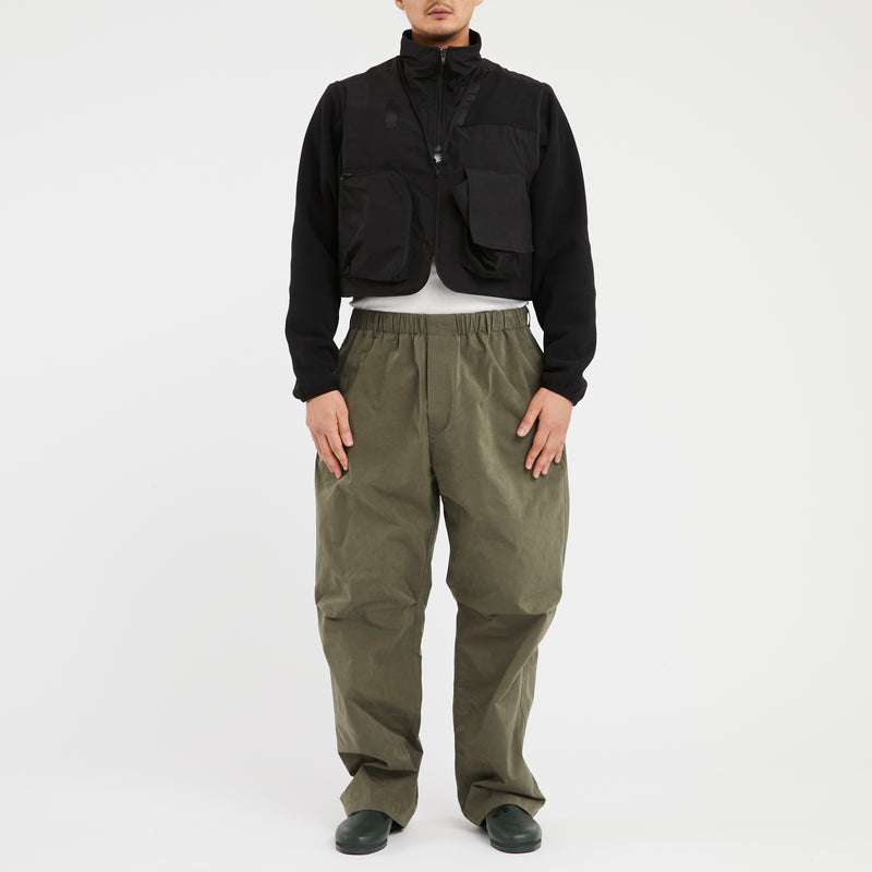 Luna Pant - Olive Grey Cotton/Nylon WR