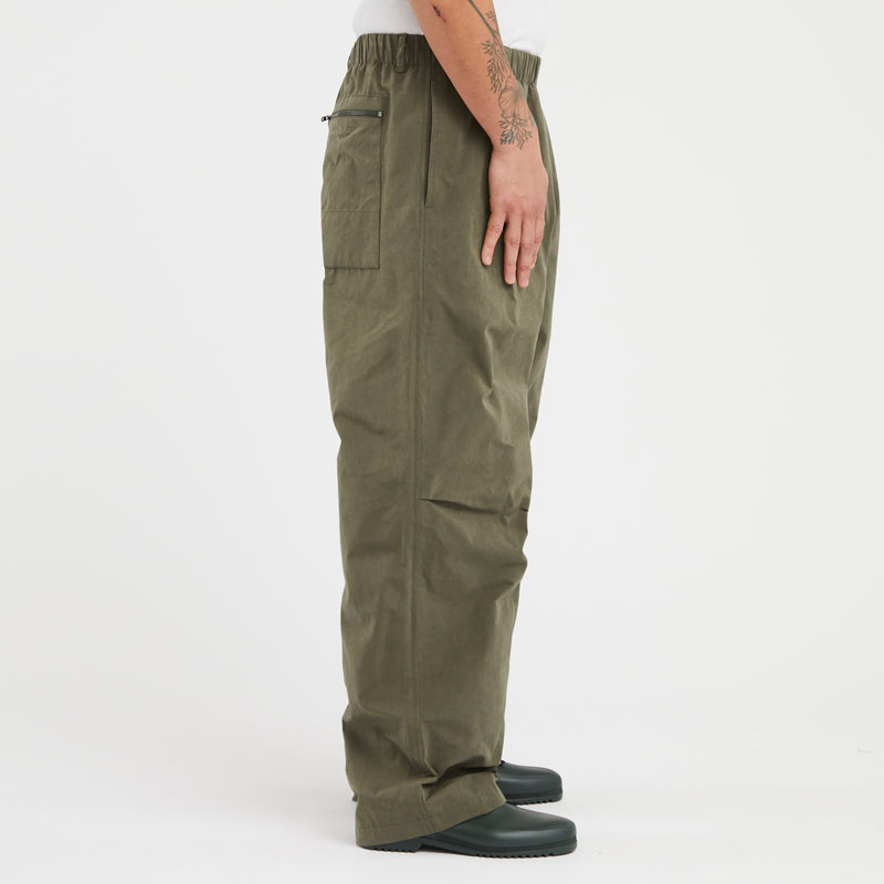 Luna Pant - Olive Grey Cotton/Nylon WR