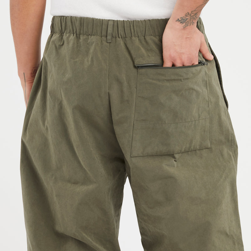 Luna Pant - Olive Grey Cotton/Nylon WR