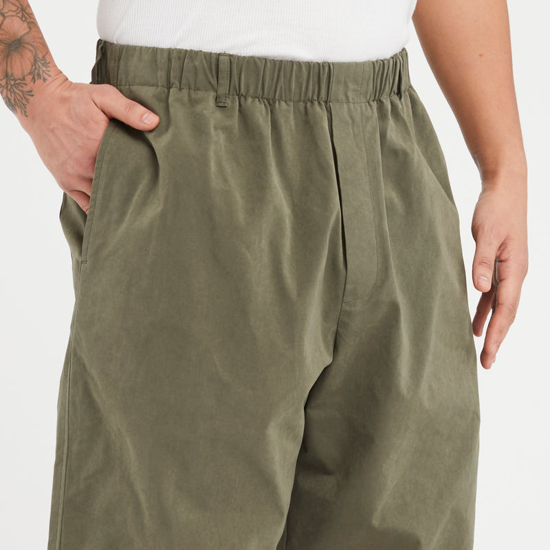 Luna Pant - Olive Grey Cotton/Nylon WR