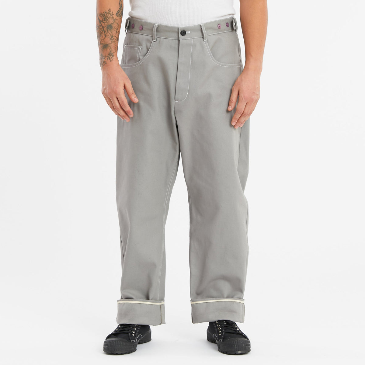 Mason Pant - Grey 12 oz Duck Cotton Canvas