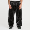 Luna Pant - Black Rubberized Viscose/Cotton