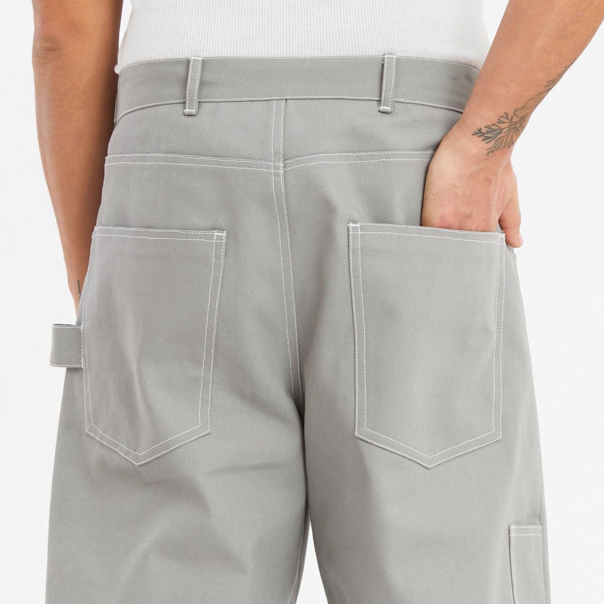 Mason Pant - Grey 12 oz Duck Cotton Canvas
