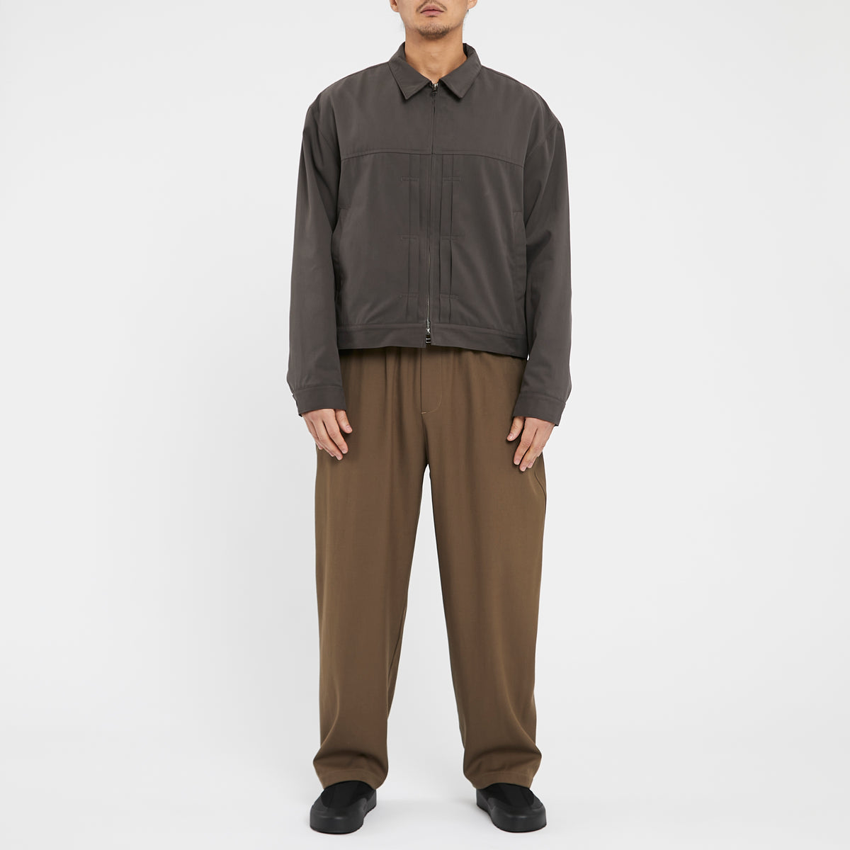 Tilt Pant - Taupe Wool