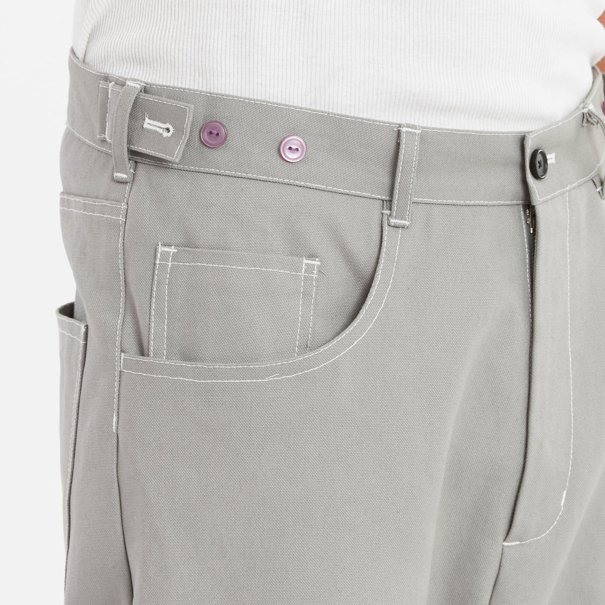 Mason Pant - Grey 12 oz Duck Cotton Canvas