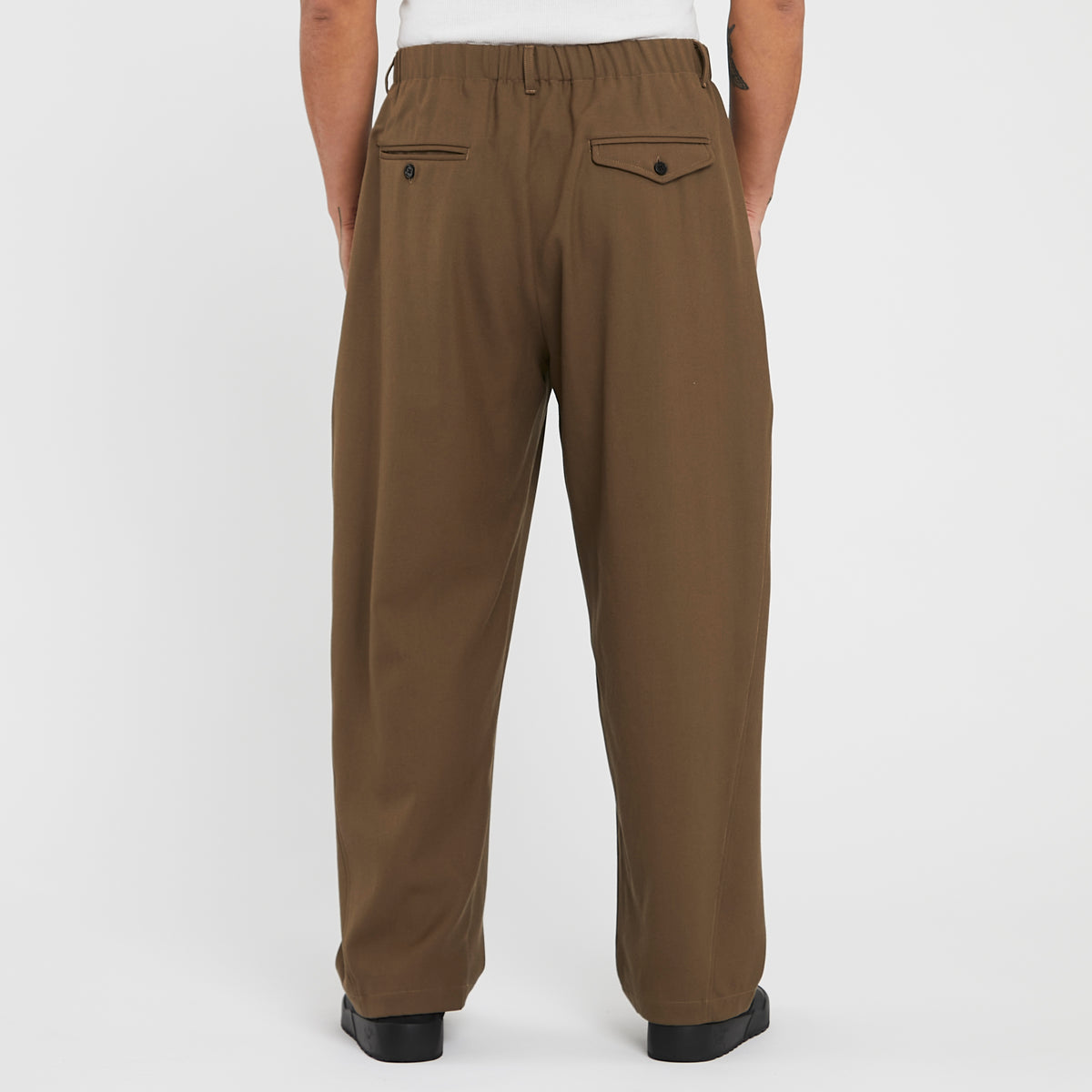 Tilt Pant - Taupe Wool
