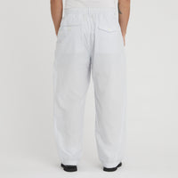 Tilt Pant - White & Light Blue Striped Cotton