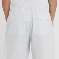 Tilt Pant - White & Light Blue Striped Cotton
