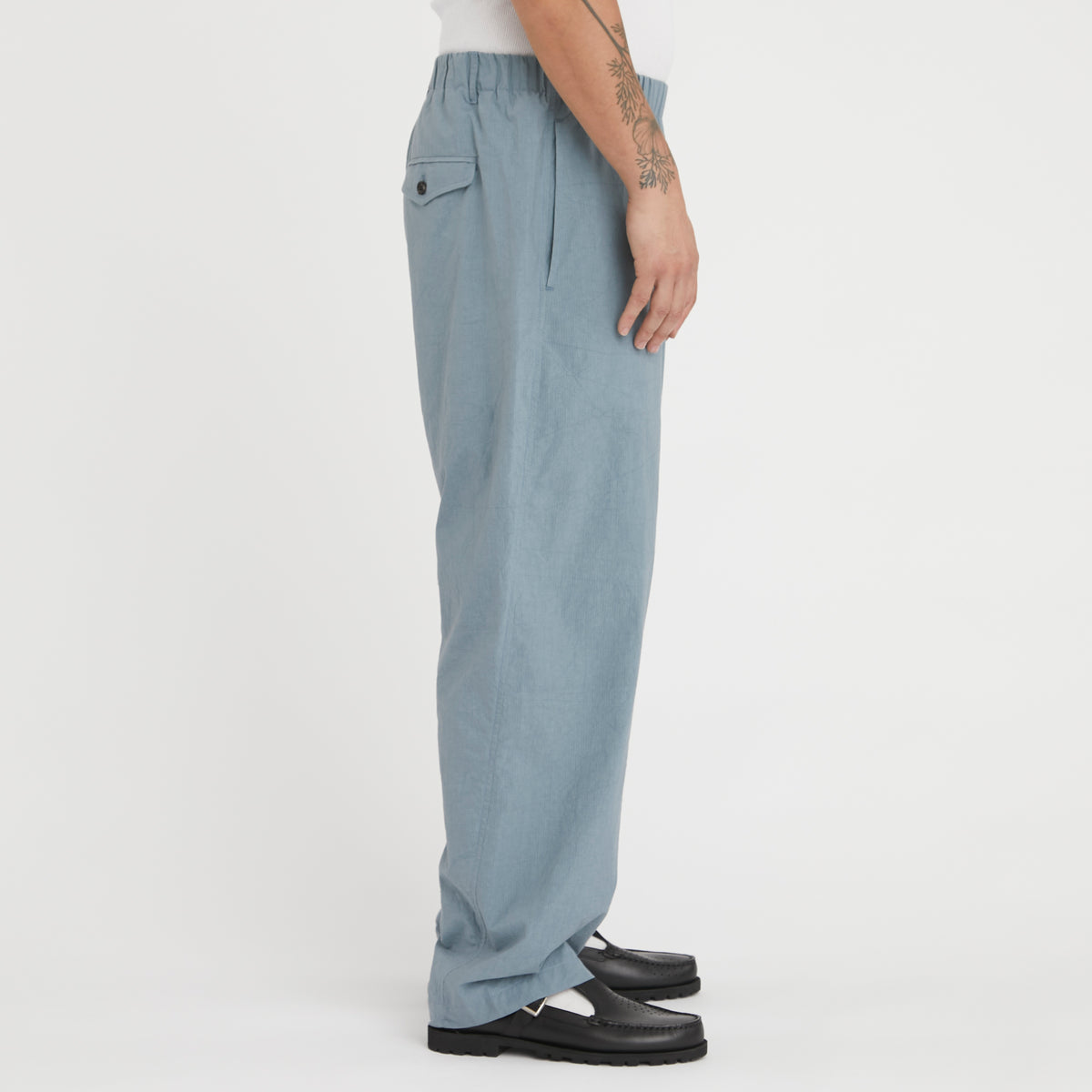 Tilt Pant - Slate Blue Organic Cotton