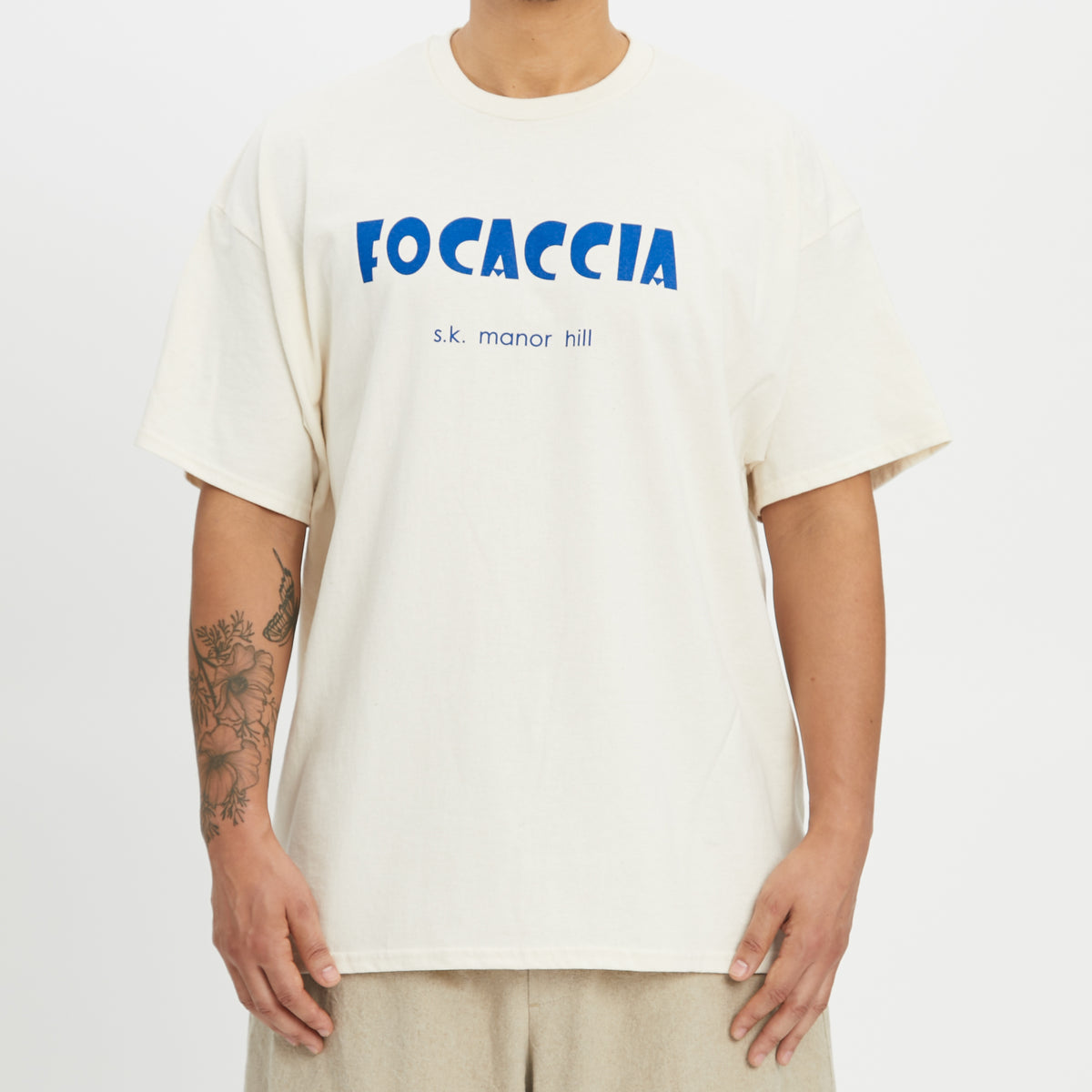 SS Focaccia T-Shirt - Natural Cotton