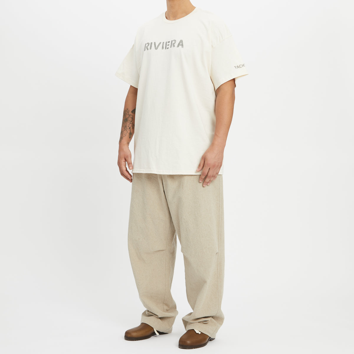 SS Riviera T-Shirt - Natural Cotton