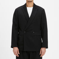 Darwin Blazer - Black Wool