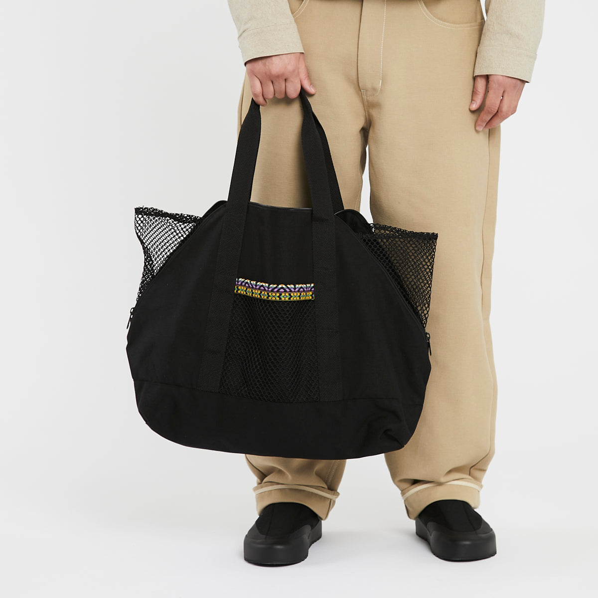 Weekend Bag - Black Nylon w/ Dec. Trim WR