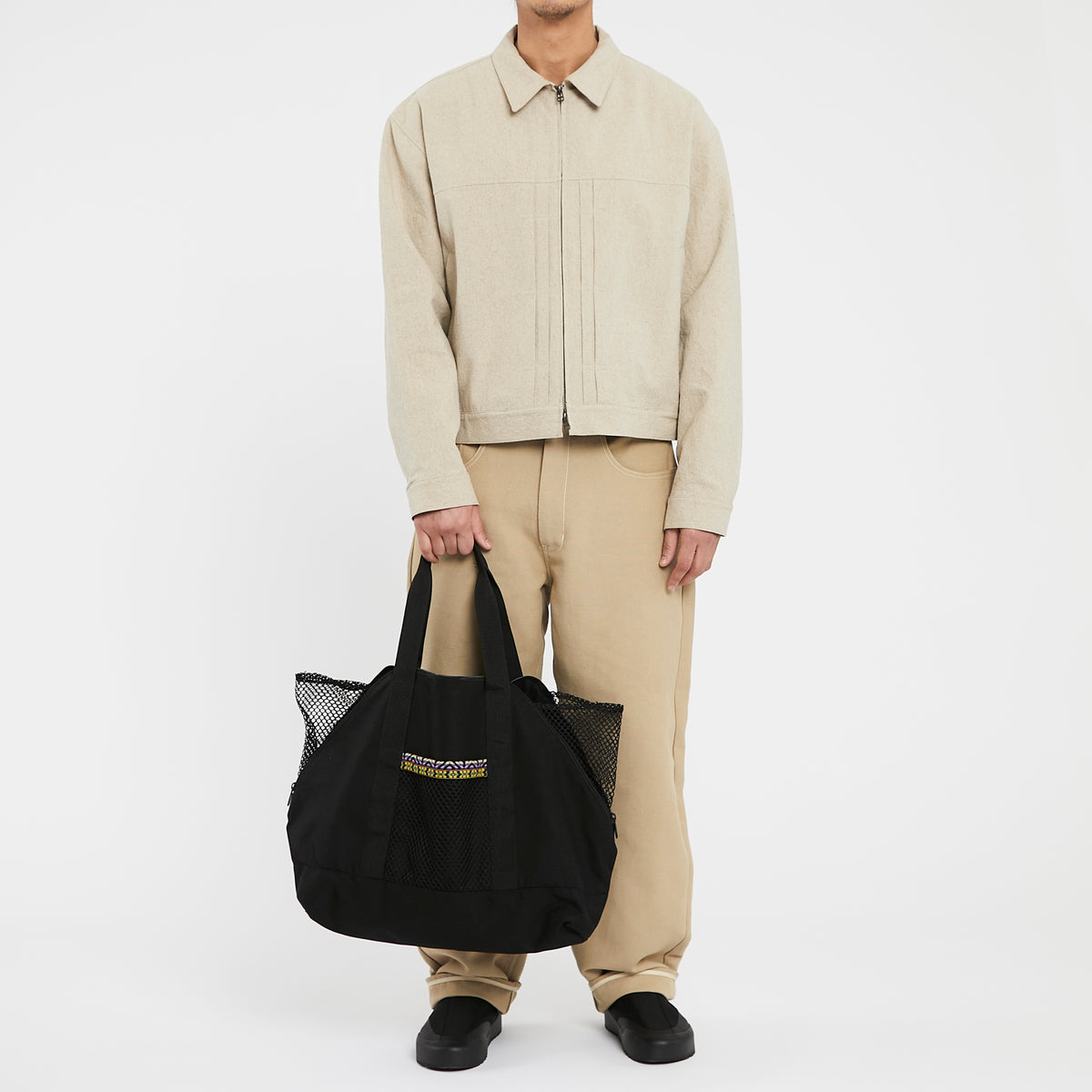 Weekend Bag - Black Nylon w/ Dec. Trim WR