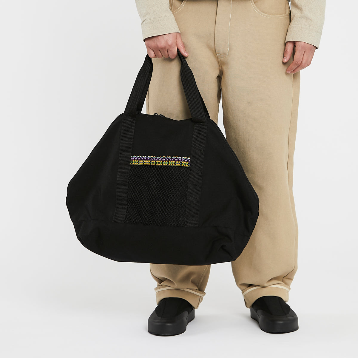 Weekend Bag - Black Nylon w/ Dec. Trim WR