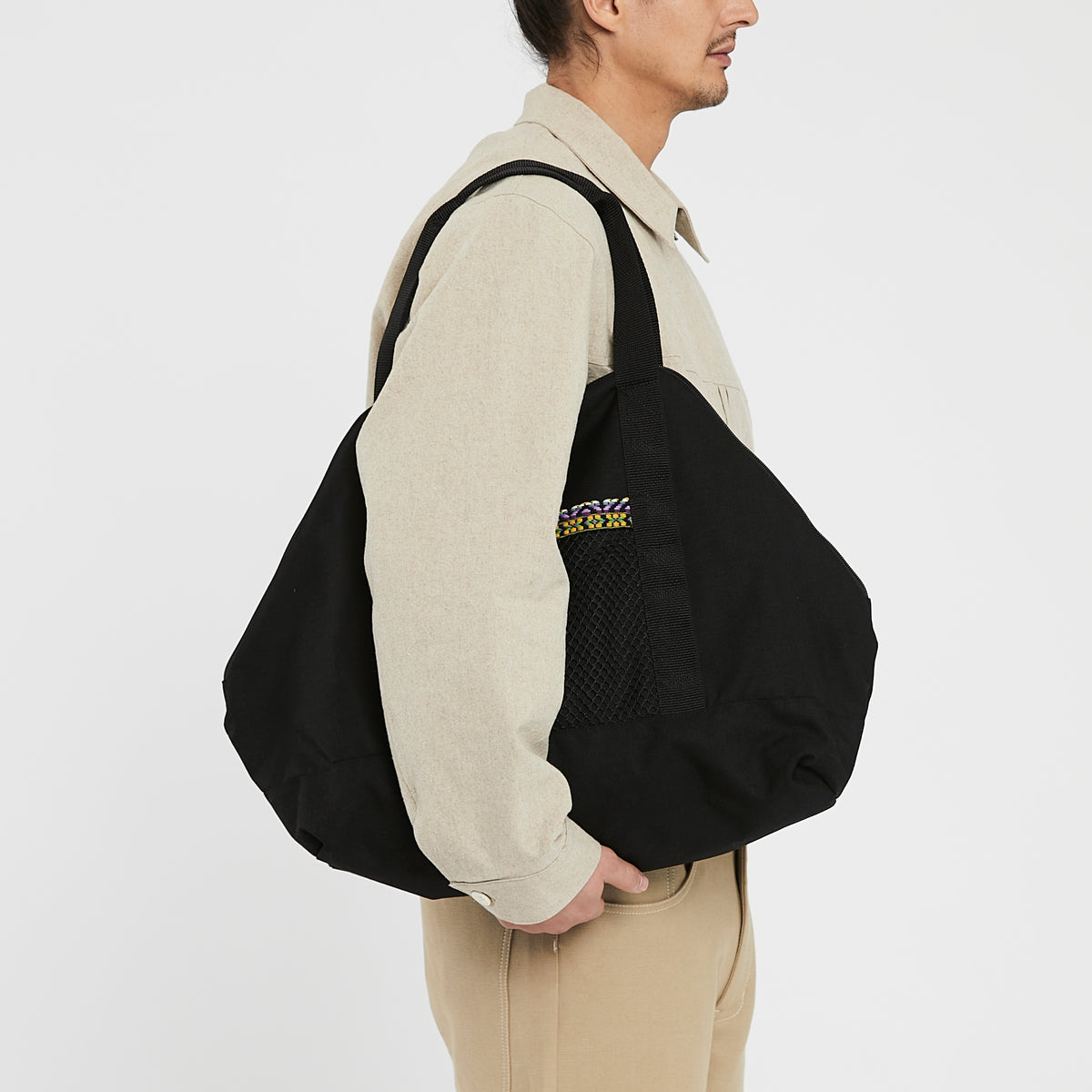 Weekend Bag - Black Nylon w/ Dec. Trim WR