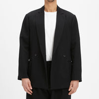 Darwin Blazer - Black Wool